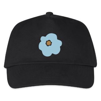Flower Flower Power Scandinavian Children Flower Blue - Kids’ Baseball Cap - black - Front