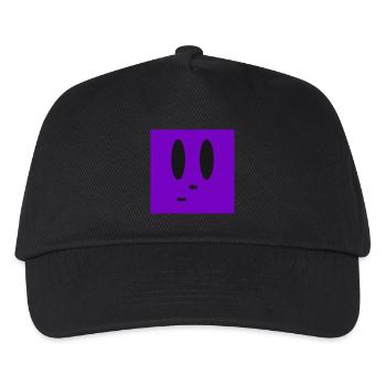 Suboptimal situation facial expression - Kids’ Baseball Cap - black - Front