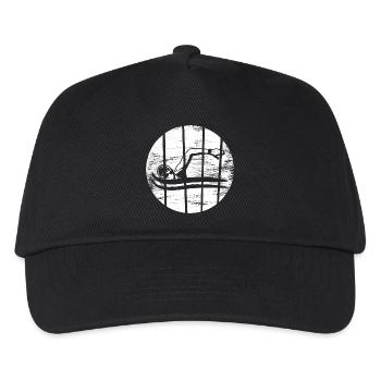 Float Drawing - Kids’ Baseball Cap - black - Front