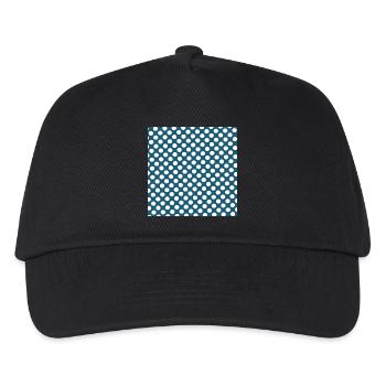 Blauer Hintergrund Textur Vorlage personalisieren - Kinder Basecap - Schwarz - Vorne
