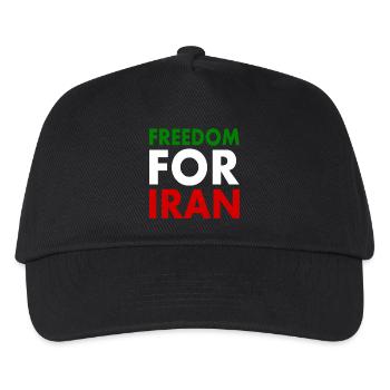 Freedom for iran - Kids’ Baseball Cap - black - Front