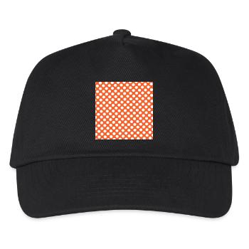 Dots Background Texture Template Personalize - Kids’ Baseball Cap - black - Front