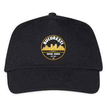Micul Paris Bukarest Badge - Kinder Basecap - Schwarz - Vorne
