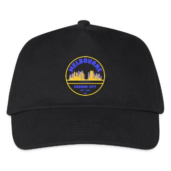 Melbourne Gartenstadt Skyline - Kinder Basecap - Schwarz - Vorne