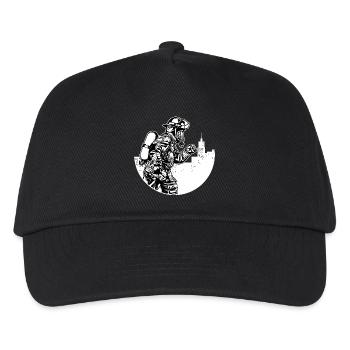 Volunteer fire brigade Professional fire brigade Fire protection - Kids’ Baseball Cap - black - Front