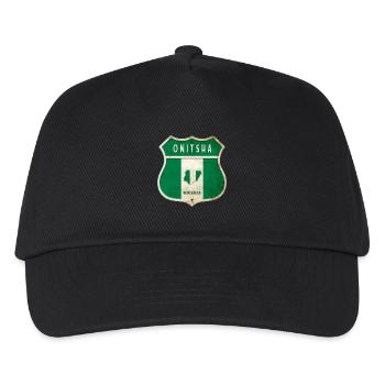 Design du drapeau d'Onitsha Nigeria - Casquette de baseball Enfant - noir - Devant