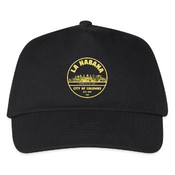 La Habana Stadt der Säulen - Kinder Basecap - Schwarz - Vorne