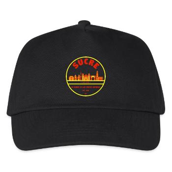 Sucre Stadt Silhouette Bolivien - Kinder Basecap - Schwarz - Vorne