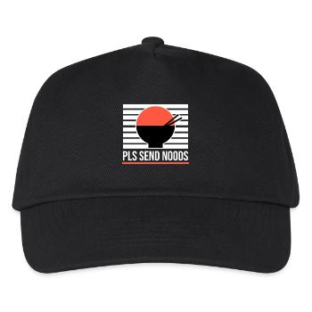 Cosplay Anime Manga Japanisch Popkultur Statement - Kinder Basecap - Schwarz - Vorne