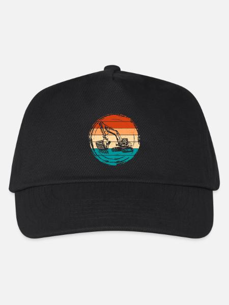 Bagger - Kinder Basecap - Schwarz