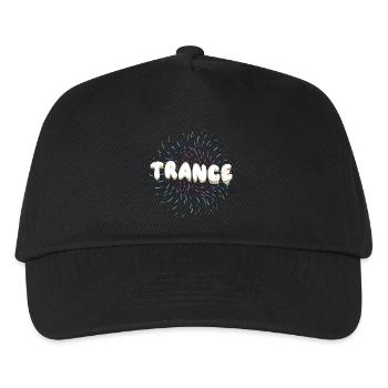 Trance psytrance for dj raver festival - Kids’ Baseball Cap - black - Front