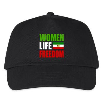 Women life freedom - Casquette de baseball Enfant - noir - Devant