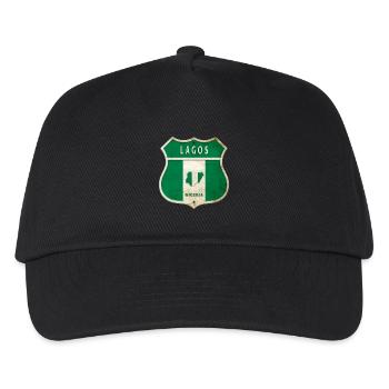 Lagos Nigeria Drapeau de conception d'armoiries - Casquette de baseball Enfant - noir - Devant
