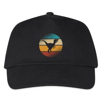 Velociraptor Dino Dinosaurs - Kids’ Baseball Cap - black - Front