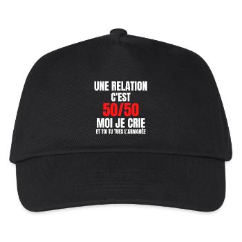 arachnophobe, peur des araignées, araignée - Casquette de baseball Enfant - noir - Devant