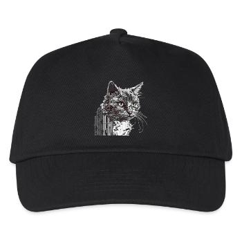 Chat ASCII - Casquette de baseball Enfant - noir - Devant
