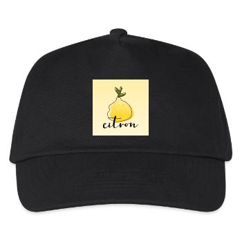 Lemon - Kids’ Baseball Cap - black - Front