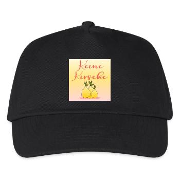 Früchte Zitronen - Kirsche - Kinder Basecap - Schwarz - Vorne