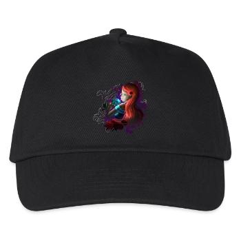 Rose girl - Kids’ Baseball Cap - black - Front