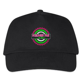 Schlager Party , Schlager Musik , Fan on Tour - Kinder Basecap - Schwarz - Vorne