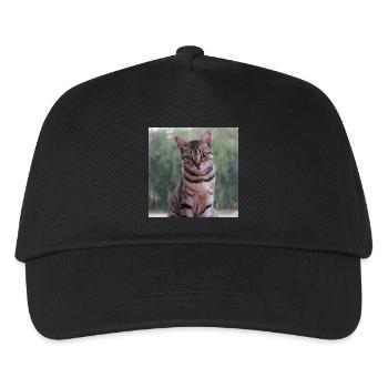 Chat chaton affiche chat carré affiche - Casquette de baseball Enfant - noir - Devant
