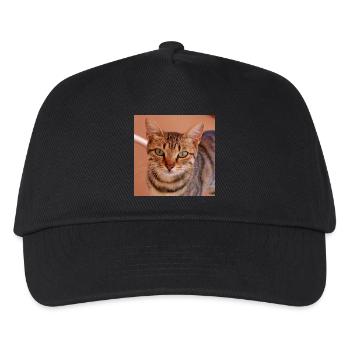 Chat chaton affiche chat carré affiche - Casquette de baseball Enfant - noir - Devant