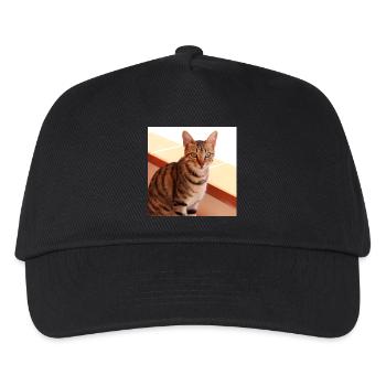 Chat chaton affiche chat carré affiche - Casquette de baseball Enfant - noir - Devant