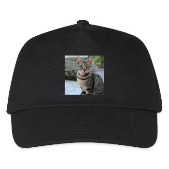 Chat chaton affiche chat carré affiche - Casquette de baseball Enfant - noir - Devant