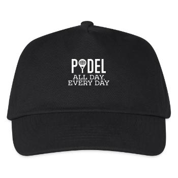 Padel Player Statement Racket Sport Tournament - Kids’ Baseball Cap - black - Front