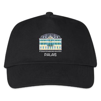 Bonn, Fürstenbergisches Palais,  handgezeichnet - Kinder Basecap - Schwarz - Vorne