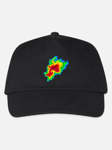 Joplin Superzelle, Tornado, Radar, Sturmjäger - Kinder Basecap - Schwarz
