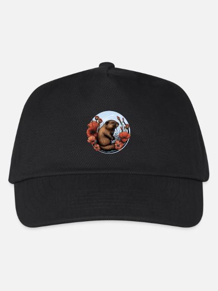 Biber Biberschutz - Kinder Basecap - Schwarz