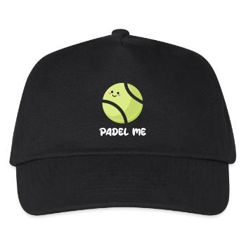 Sport Padel Player Balls Statement Padel Game - Kids’ Baseball Cap - black - Front