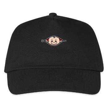 Grossesse Grossesse Ventre de bébé Mère Famille - Casquette de baseball Enfant - noir - Devant