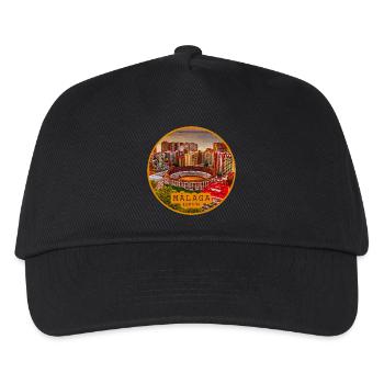 Malaga Bullring Panorama - Kinder Basecap - Schwarz - Vorne