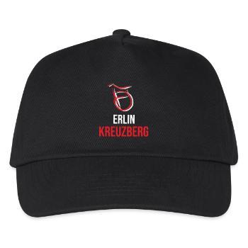 Berlin Kreuzberg Kapuzenpullover - Kinder Basecap - Schwarz - Vorne