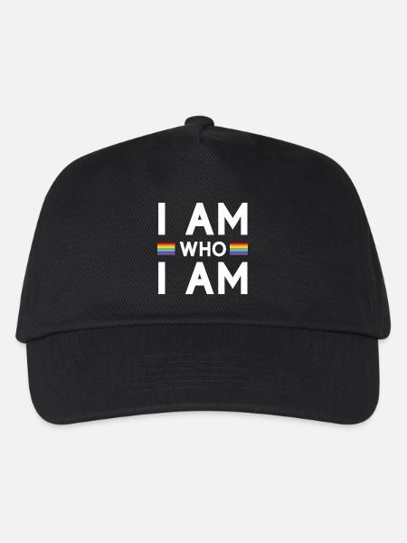 Pride Month - Ich bin, wer ich bin - LGBTQ+ - Kinder Basecap - Schwarz