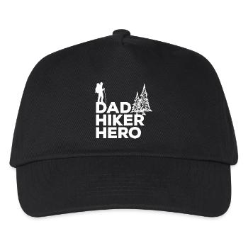 Nature Experience Hiking Routes Statement Hiking - Kids’ Baseball Cap - black - Front