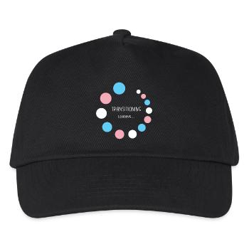 Mois de la fierté - Transition... Chargement - Casquette de baseball Enfant - noir - Devant