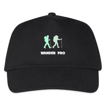 Hike Mountain Hike Hiker Hiking Statement - Kids’ Baseball Cap - black - Front