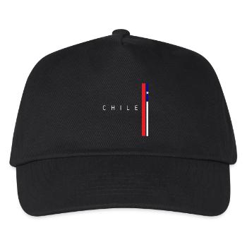 Flagge von Chile - Kinder Basecap - Schwarz - Vorne