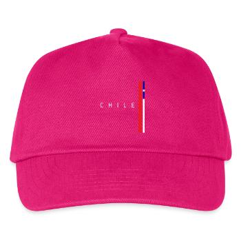 Flagge von Chile - Kinder Basecap - Fuchsia - Vorne
