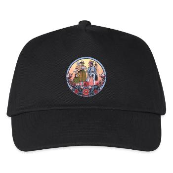 Sorbische Folklore – Tracht und Tanz - Kinder Basecap - Schwarz - Vorne