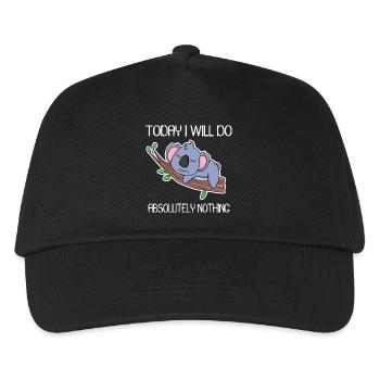 Funny saying, funny sayings - Kids’ Baseball Cap - black - Front