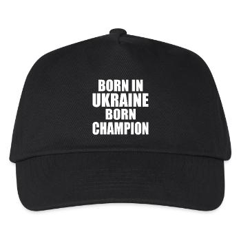 Ukraine - born in ukraine born champion - Kids’ Baseball Cap - black - Front