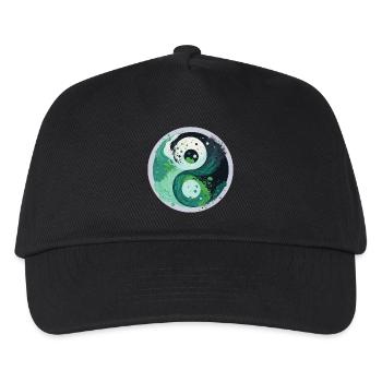 Yin Yang - Casquette de baseball Enfant - noir - Devant
