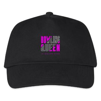 Bowling Queen - Kids’ Baseball Cap - black - Front