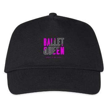 Ballett Königin - Kinder Basecap - Schwarz - Vorne