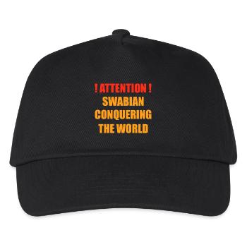 La Souabe à la conquête du monde - Casquette de baseball Enfant - noir - Devant