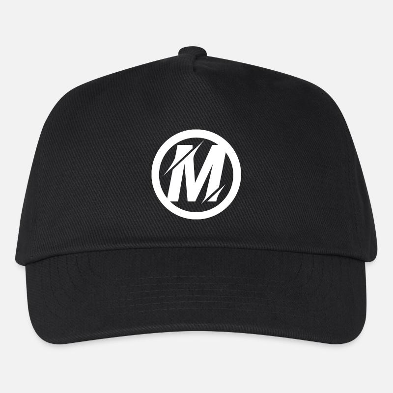 M Logo Artwork - Kids’ Baseball Cap - black